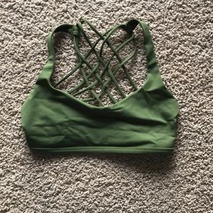 Lululemon Free To Be Bra (Wild) - Military Green
